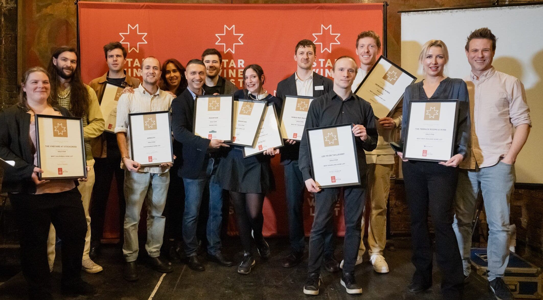2024 winners in Star Wine List of The Year UK with The Buyer
