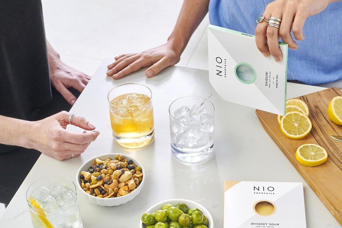 Luca Quagliano on home delivering premium NIO Cocktails